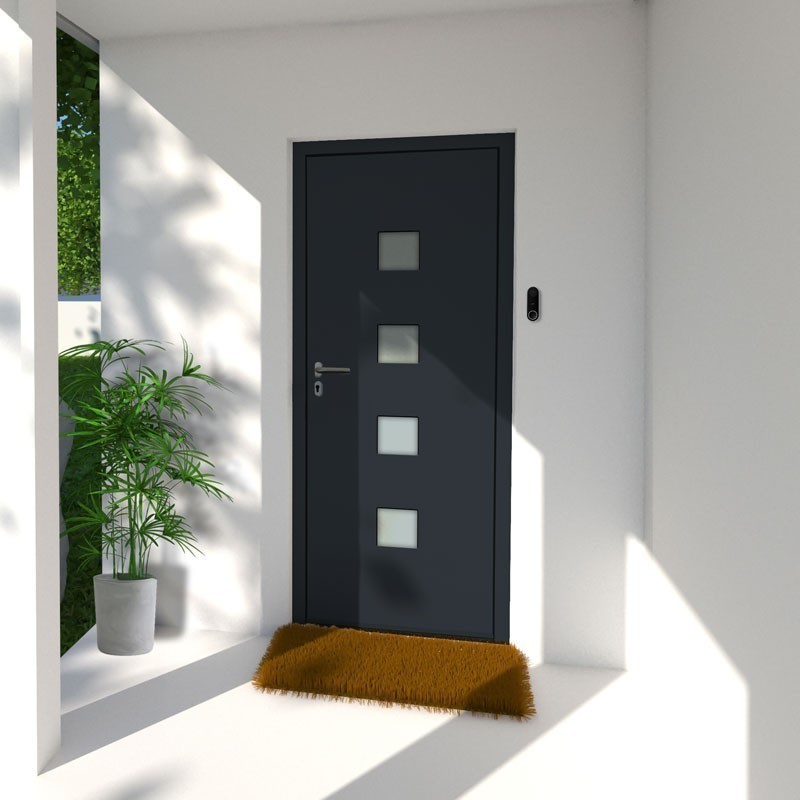Puertas de aluminio y PVC para casas