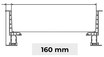 Remate de Aislamiento 160 mm Balconera PVC