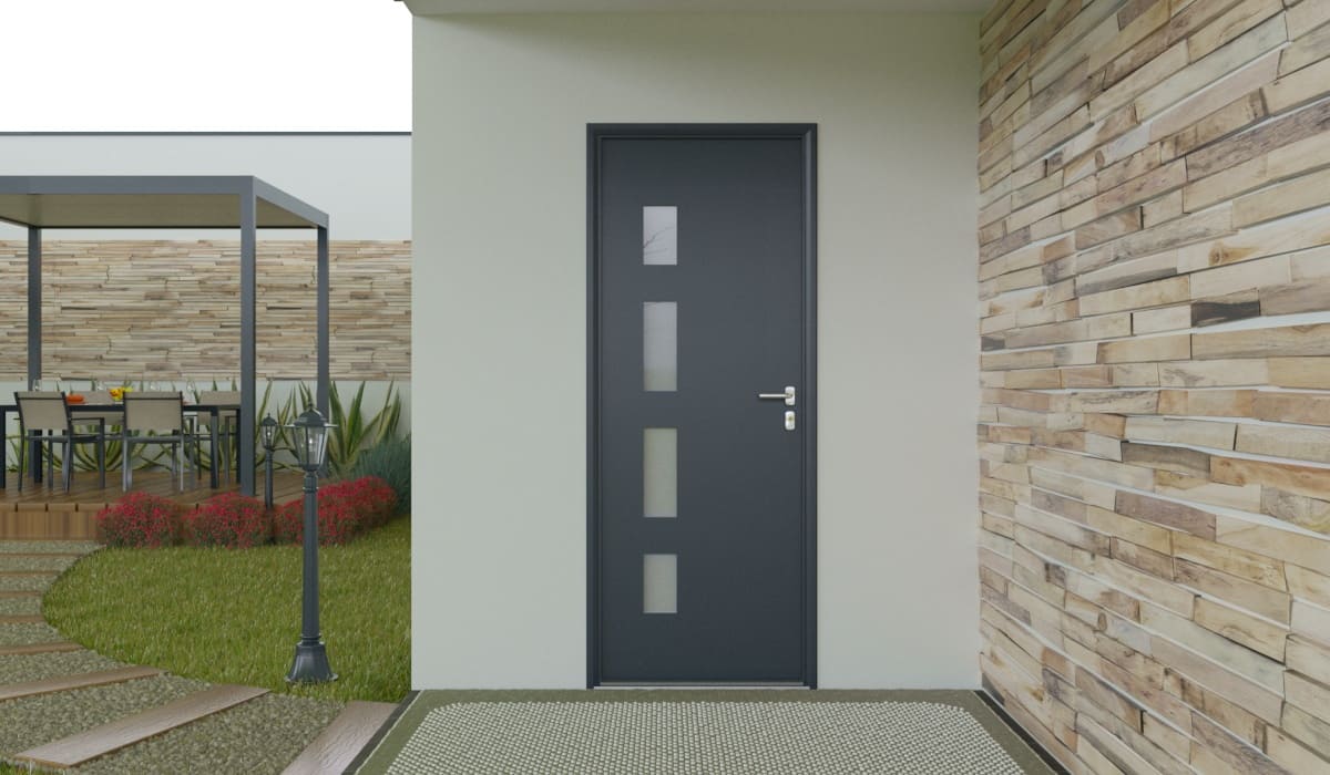 Puerta de Entrada en Aluminio a Medida Corse - Imagen 2