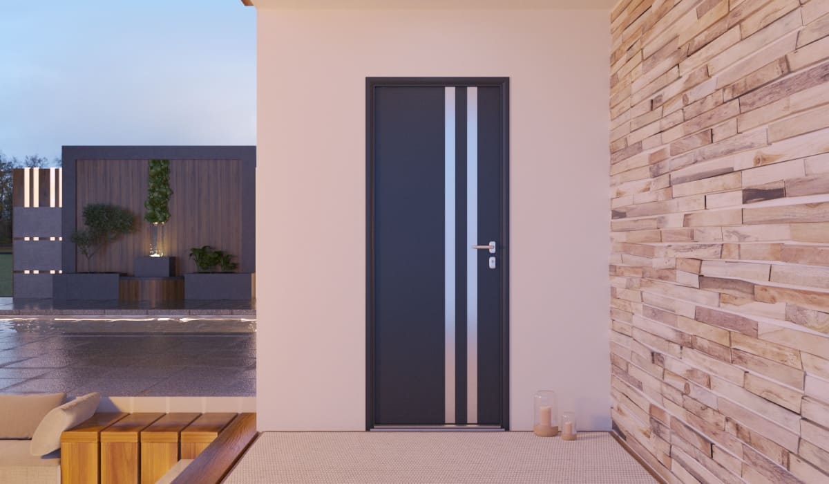 Puerta de Entrada en Aluminio a Medida Madeira Alunox - Imagen 2