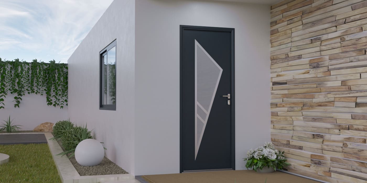 Puerta de Entrada en Aluminio a Medida Malte Alunox - Imagen 1