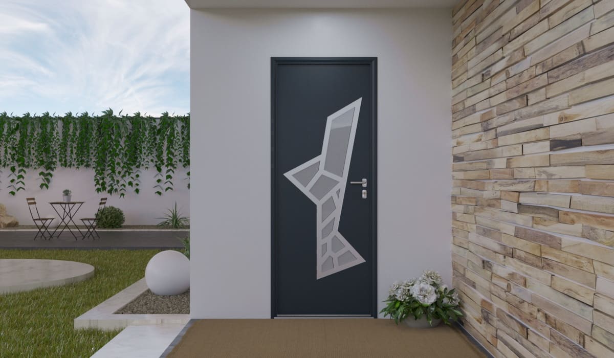 Puerta de Entrada en Aluminio a Medida Saria Alunox - Imagen 2