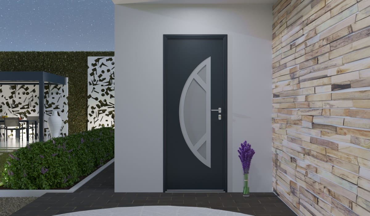Puerta de Entrada en Aluminio a Medida Sicile Alunox - Imagen 2