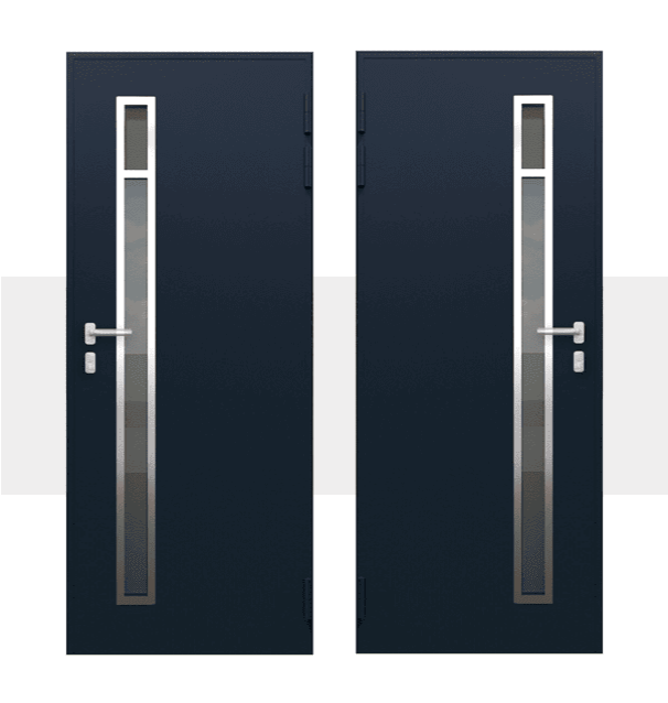 Decoración Puerta de Entrada en Aluminio Silba Alunox